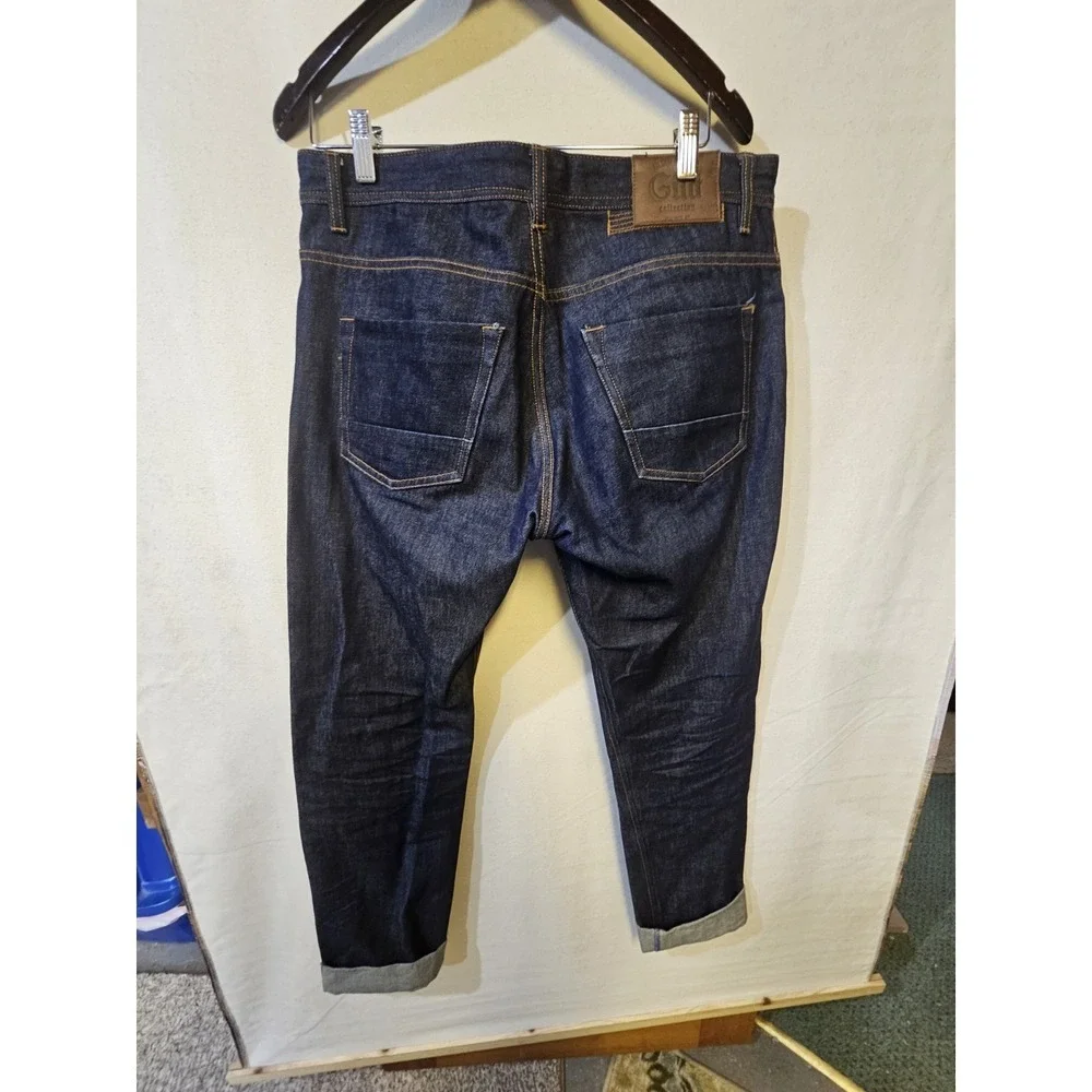 Gilded‎ Age & Co Gild Collection Clean Edge Indigo Jeans Men 32x34